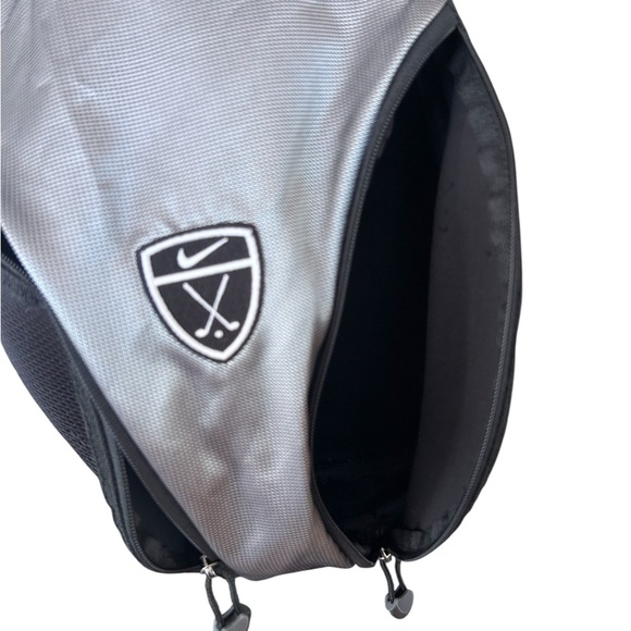 Nike Gray and Black Men's Golf Shoe Bag - Picture 4 of 6